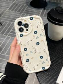 1 件色块、公牛字母、小碎花 TPU 波浪防震手机壳，兼容 11、12、13、14、15、16、12 Pro Max、13 Pro Max、14 Pro Max、 15、15 Pro、15 Plus、15 Pro Max、16 Pro Max 和手机 A03、A04、A12、A13、A23、A24、A33、A34、A52、A72、A73、S20 FE、S22、S23、S24