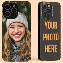 1pc Personalized Black Skin Phone Case Compatible With IPhone 16 Pro Max/16 Plus, S24 Ultra, Redmi And Other Models, Clear, Burgundy Red, Stylish, Colorful, Cute, Contracted, Kawaii, Funny Custom, Personalized, Unique, Gifts For Friends For Mother's Day