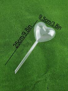 1 件透明仿玻璃自动浇水器，旅行时，家庭园艺盆栽植物必须有自动滴头，送给朋友的园艺工具 - 彩色 - 查看 2