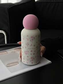 1 件 350ml 粉色花朵和蝴蝶 316 不锈钢双层隔热杯、平底杯、咖啡杯、水瓶、户外饮料杯、真空瓶、独特茶杯盖设计，适用于户外、办公室、家庭、学校、汽车、生日礼物、节日礼物、母亲节礼物、父亲节礼物、返校礼物、情人节礼物返校礼物 - 彩色 - 查看 7