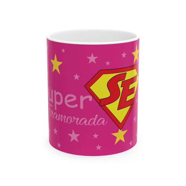 Taza de San Valentín - 'Súper Enamorada' | Regalo Romántico para el Día del Amor y la Amistad