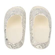 Ontario Women's Thick-Soled Sandals Graffiti Print Slippers Distinctive And Fashionable Slippers - 白色 - 查看 6