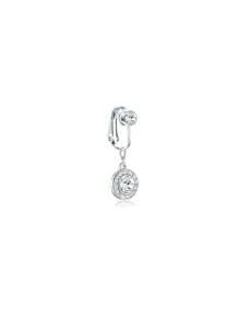 ORAZIO 1 Pieza de Piercing de Ombligo Falso para Mujer, Aros Falsos de Ombligo con Colgante, Joyas de Ombligo sin Perforación con Clip