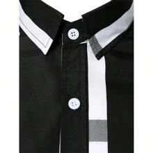 Men's Long Sleeve Striped Shirt