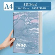 Thick PVC Cover Notebook, B5 English Study Memo Pad, Thick Student Test Notebook, A4 Size - Multicolor - View 18