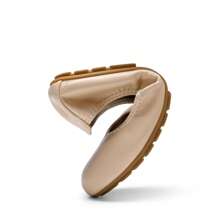 Women Round Toe Flats Casual Soft Bottom Foldable Ballet Flats  Comfortable Slip On Travel Vacation Office Wedding Shoes - 裸色 - 查看 8