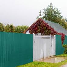 VA-Cerulean Estera de privacidad de PVC, valla de privacidad con bridas, protección de privacidad para balcón, resistente a la intemperie, resistente a los rayos UV para jardín, balcón, terraza, 80 cm, 200 cm de alto - Verde - Ver 2