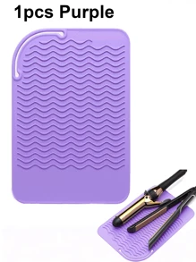 Heat Resistant Silicone Pad, Portable Travel Mat, Suitable For Salon, Beauty, Travel Essentials, Beach, Bathroom, Bedroom, Large Capacity, Hair Care, Travel, Hair Products, Hair Tools, Hair Accessories, Hairstylist, Barbershop, Hair Salon Equipment - Multicolor - View 17