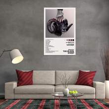 Framed-Black Sheep Album Cover Music Poster Home Decor For Living Room Aesthetic Rap Posters Rapper Album Wall Art Cool Stuff For Your Room High Quality,For New Year, Valentinc'S Day, Living Room, Bathroom, Bedroom, Kitchen - Đã đóng khung - Xem 5