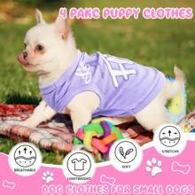 3 Pieces/1 Pieces Summer Pet Clothes For Dogs & Cats: Lightweight Dog Jumper/Coat/Pajamas & Cat Clothes For Happy Puppy Keep Cool Adventures! My Puppy Approved Breathable Outfits, Puppy Clothes & Dog Things – Cute Summer Clothes For Puppies, Cats, And Joyful Pets!