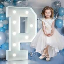 3FT Marquee Light Up Letters, Cool White Light Up Letters A-Z, Large Marquee Letters For Party Decorations, Marry Me Light Up Letters, Birthday Party Marquee Letters For Decor, Wedding Decor