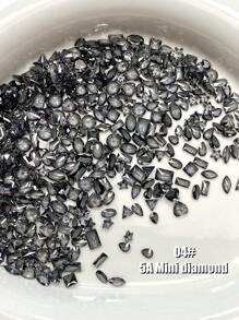 Mini Zirconia Nail Accessories 5A Sparkling Small Sharp Bottom Alien Diamond Horse Eye Love Pentagram Nail Diamond