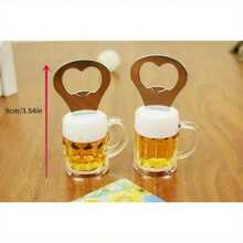 1/2/3 pezzi Apribottiglie magnetico a forma di boccale, in acciaio inossidabile, apribottiglie da bar, frigorifero, accessori da cucina. Boccale per birra con coperchio dotato di apribottiglie. Apribottiglie magnetico in acrilico sospeso, con calamita per frigorifero, regalo unico e divertente per amanti della birra, bar domestico, feste, ideale come decorazione di casa e regalo.