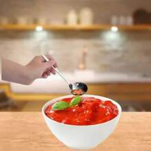 KIT 5 Mini Concha Pequena Aço Inox - Para Molhos, Caldos e Vinagrete - Multicolorido - Visão 6