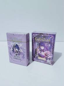 50/55pcs Anime Holographic Card, Otaku Game Merchandise, Character Postcard Collection
