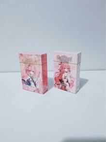 50/55pcs Anime Holographic Card, Otaku Game Merchandise, Character Postcard Collection