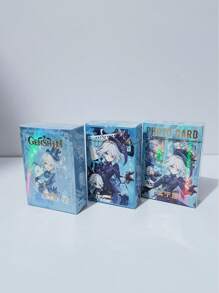 50/55pcs Anime Holographic Card, Otaku Game Merchandise, Character Postcard Collection