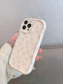 1 件蝴蝶结 TPU 包裹相机多功能防摔 TPU 手机壳，简约可爱，兼容 11 12 13 13Pro/Max 14 Pro/Max 15 15Pro/Plus/Max 16 16Pro/Plus/Max 系列防水防震防刮 - 彩色 - 查看 4