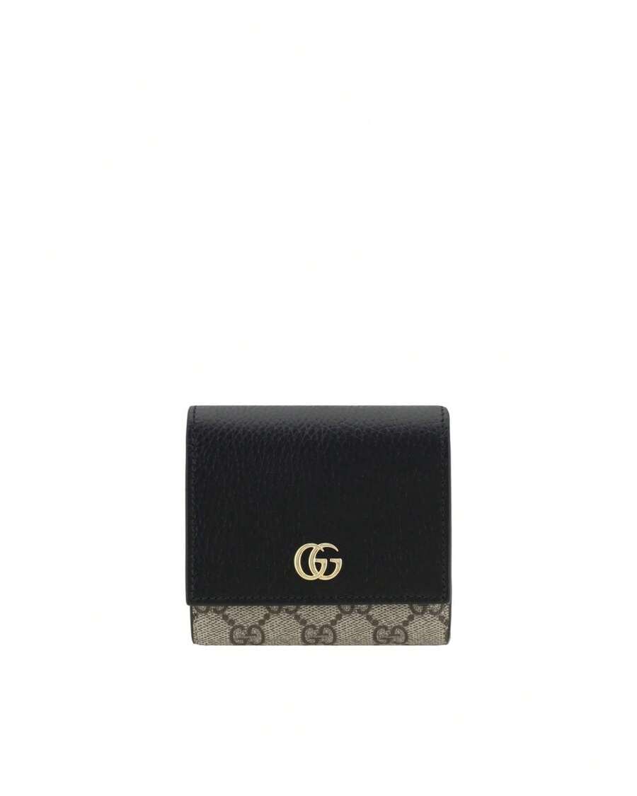 GG Marmont Mini Wallet 625560 - Black - View 1