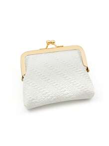 Portable Coin Pouch Clutch Bag, Vintage Multi-Color Multi-Function Metal Frame Storage Clip Bag, Earphone Bag, Lipstick Bag - Multicolor - View 10