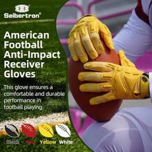 Seibertron Pro 3.0 Ultra-Stick Sports Receiver Glove American Gloves Youth and Adult/Guantes de Futbol Americano para Juventud y Adulto
