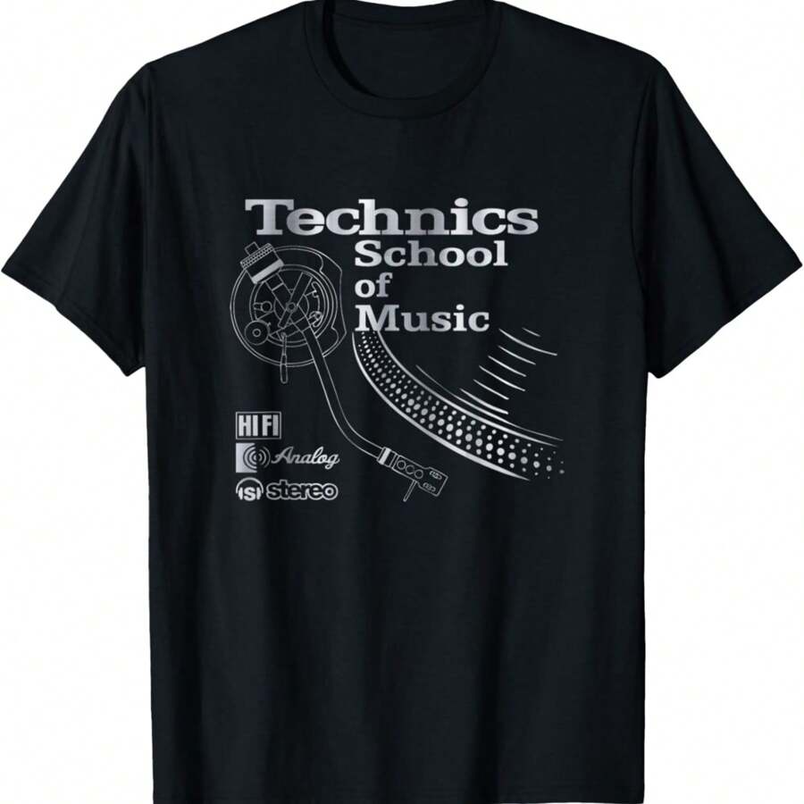 Technics School Of Music T-Shirt - màu đen - Xem 1