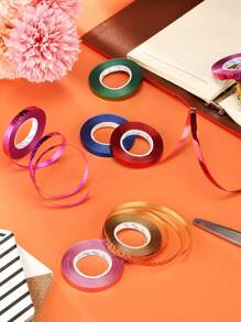 3 件 10 米气球丝带领带、婚礼仪式和房间装饰、生日派对吊旗、气球装饰配件 - 彩色 - 查看 8