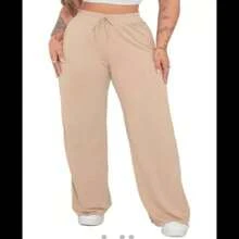 Sweatpants In Fleece Boutique Fashion - Comfort, Style And Sophistication! - 卡其色 - 查看 2