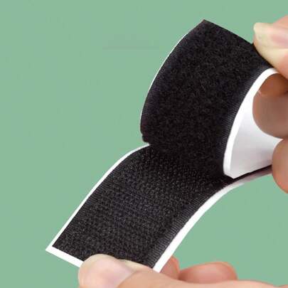 1 para 3m/118 cali dwustronnie klejących rzepów, mocna siatka na zasłony okienne, samoprzylepny pasek mocujący zasłony drzwiowe