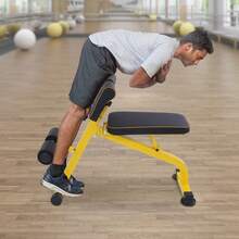 InSyoForeverEC Other Waist & Abdominal Boards, Fitness Benches - Negro+Amarillo - Ver 8