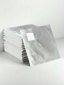 14 stuks zelfklevende aluminium composiet wandpanelen met marmerpatroon, waterdichte en vochtbestendige PVC-muurstickers voor keuken en badkamer, nepmarmeren tegelstickers, verwijderbaar decoratief behang, woondecoratie voor de lente