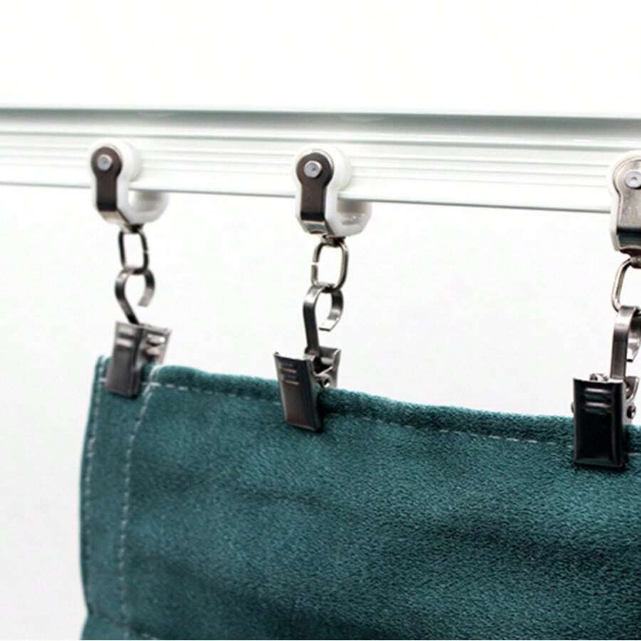 15pcs 3cm Metal Curtain Clips, Curtain Clamps For Tapestrys, Backdrops, Open & Close Alligator Clips - Bronze - View 1