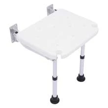 YUNRUX Shower Folding Seat For Wall Mounting, 100 Kg - Folding Seat Shower Foldable Folding Seat Bath Chair Shower Stool Wall Mounting Shower Seat - White - View 6