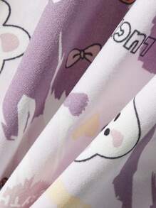 女童春秋睡裙睡衣连衣裙，薄款中长款，适合 4-12 岁 - 彩色 - 查看 8