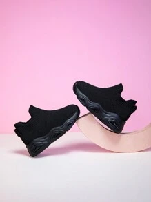 New Soft Comfortable Breathable Anti-Slip Lightweight One-Touch Closure Outdoor Casual Sports Shoes For Kids, All Season