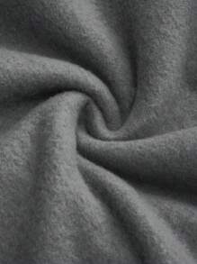 Boys Sweatshirts With Dropped Shoulders, And Personalized Basketball Player Silhouettes And Slogans Printed, Curve Oversize Sweatshirts For Casual And Versatile Autumn And Winter Thick Fabrics For Warmth And Fleece Lining Round Neck Sweatshirts For Loose Street Style And Long Sleeves Suitable For Cold Weather Clothing With Cotton Children's Clothing Plus Fleece For Comfort