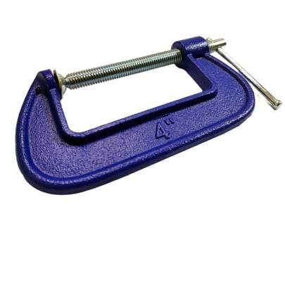 Grampo Sargento Tipo C 4 Pol Para Marceneiro Ferro Reforçado