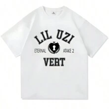 Lil Uzi Vert Eternal Atake Graphic Print T-Shirt WHITE - White - View 1