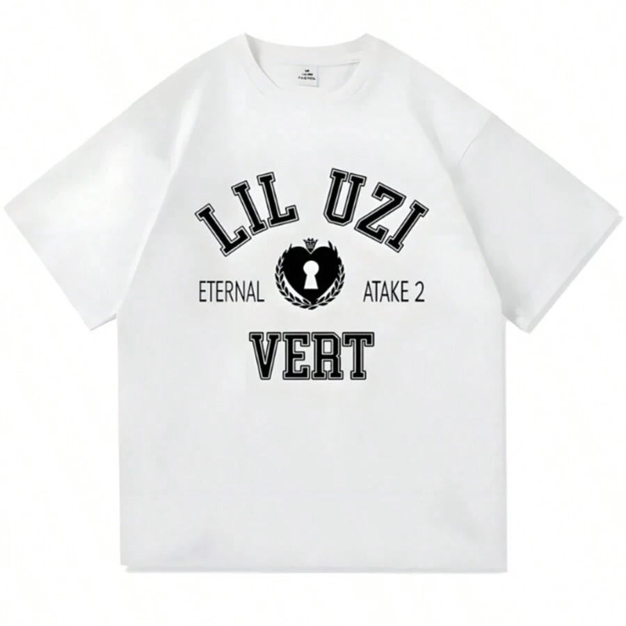 Lil Uzi Vert Eternal Atake Graphic Print T-Shirt WHITE - White - View 1