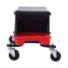 YUNRUX Stołek warsztatowy 150 kg, mobilny stołek roboczy z kółkami