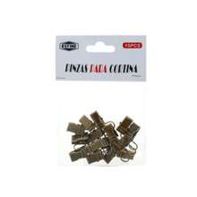 15pcs 3cm Metal Curtain Clips, Curtain Clamps For Tapestrys, Backdrops, Open & Close Alligator Clips - Bronze - View 4