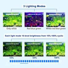 DDCAQIOUA 1pc Fish Tank Submersible Light, Lighting, Aquarium Enhancement Light, Black Fish Tank Light With Adjustable Brightness, Low Voltage Plug, Can Be Used As A Gift - EU C Type Plug(220-240V) - View 5