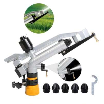 Aspersor De Jardín 1-1/2 FNPT R-18-36m Radio De Pulverización, Rotación automática de 360 ​​grados Aspersor giratorio automático