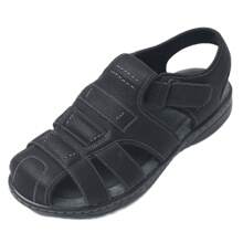JOMIX Sandalias de verano para hombre, sandalias Baotou, cubrepiés, zapatos con agujeros, zapatos de agua de suela blanda, antideslizantes, resistentes al desgaste, informales, retro
