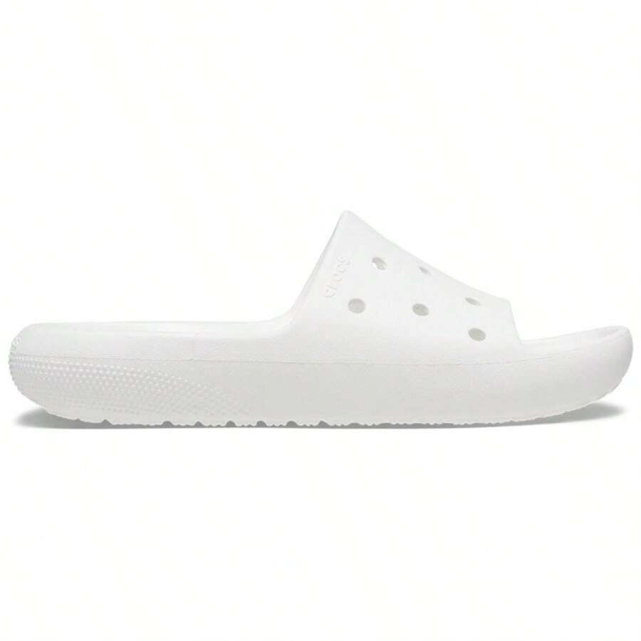 Crocs Classic Slide V2 U - 100B - White - View 1