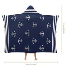 1 pièce Serviette de plage à capuche extra large, surdimensionnée, super absorbante, couverture de plage anti-sable, serviette de plage en fibre super fine, indispensable pour l'été, coupe-vent, écran solaire, plage, fête, séchage en voyage, camping, accessoires de plage, cadeau essentiel de vacances
