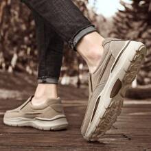 1双男士运动鞋，透气男士休闲鞋，竞技鞋，时尚休闲鞋，男士跑步鞋 - 卡其色 - 查看 5
