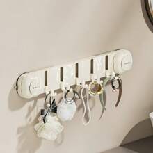 [1 个装] 轻奢吸盘挂钩 免钻 强承重 浴室卫生间门后收纳钩 墙上无痕粘钩 - 彩色 - 查看 9