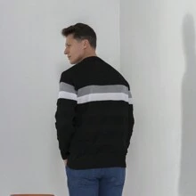 Bulisa Men's Sweatshirt Premium Standard Spend The Winter With More Style And Elegance. - Hitam - View 6