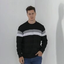Bulisa Men's Sweatshirt Premium Standard Spend The Winter With More Style And Elegance. - Hitam - View 1